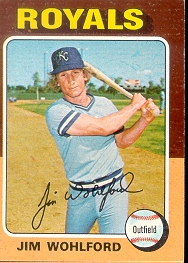 1975 Topps Baseball Cards      144     Jim Wohlford